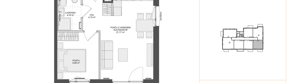 Mieszkanie w inwestycji: Osiedle Przy Błoniach 3 etap IV