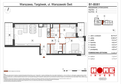 Mieszkanie w inwestycji: Warszawski Świt etap VIII