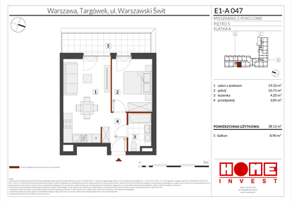 Mieszkanie w inwestycji: Warszawski Świt etap X