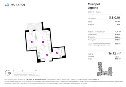 Mieszkanie w inwestycji: Murapol Agosto