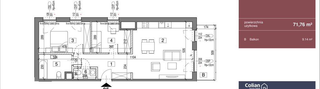 Mieszkanie w inwestycji: Goplana budynek G