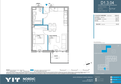 Mieszkanie w inwestycji: Nordic Bemowo - etap IV
