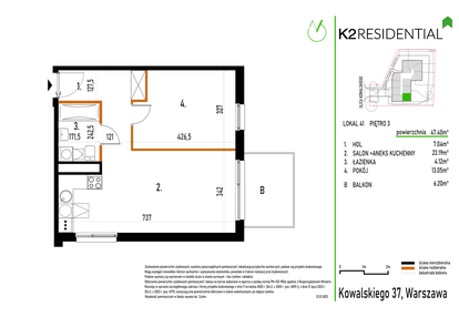 Mieszkanie w inwestycji: Kowalskiego 37