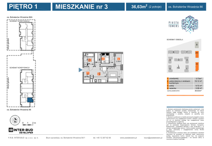 Mieszkanie w inwestycji: Piasta Towers bud. 86 i 86A