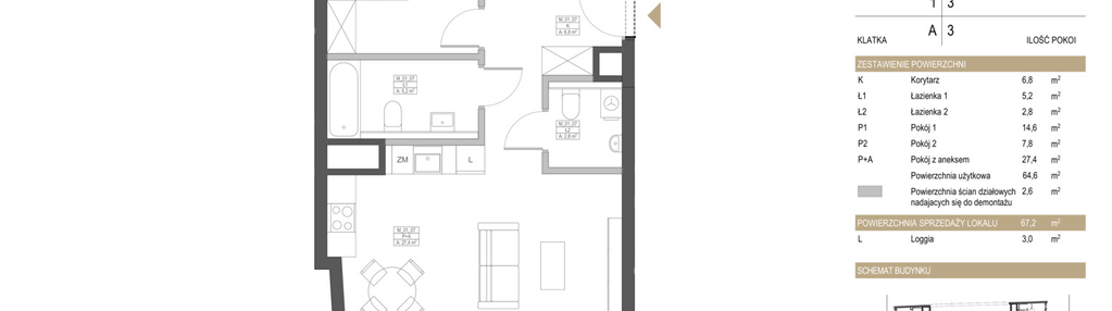 Mieszkanie w inwestycji: Garbary 68