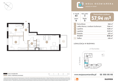 Mieszkanie w inwestycji: Moja Oszmiańska