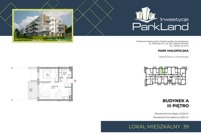 Mieszkanie w inwestycji: Park Małopolska