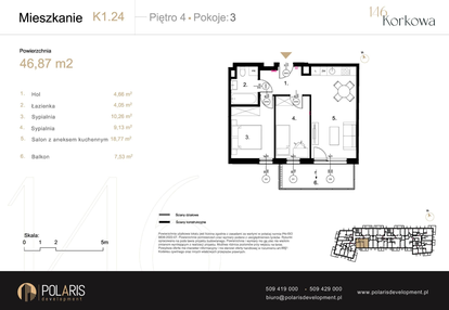 Mieszkanie w inwestycji: Korkowa 146