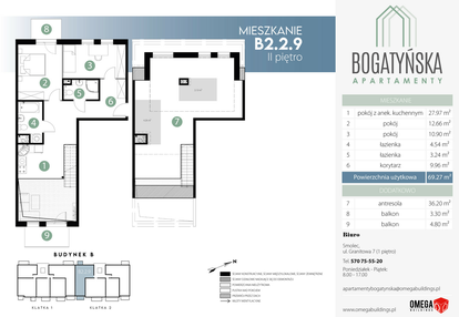 Mieszkanie w inwestycji: Bogatyńska Apartamenty - Etap II