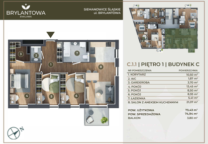 Mieszkanie w inwestycji: Brylantowa Enklawa bud. C