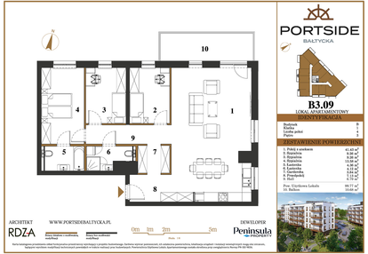 Mieszkanie w inwestycji: Portside Bałtycka