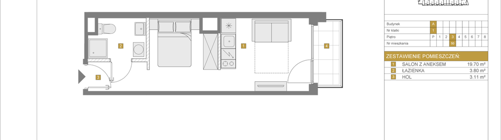 Mieszkanie w inwestycji: Apartamenty Grzybowska 11