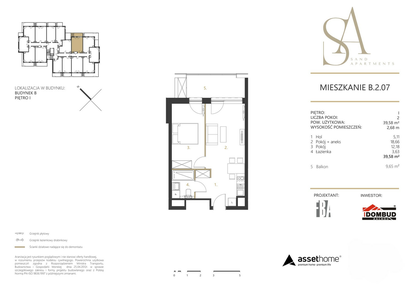 Mieszkanie w inwestycji: Sand Apartments