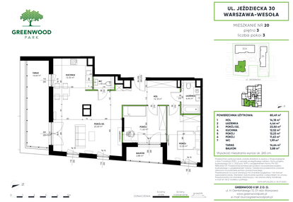 Mieszkanie w inwestycji: Greenwood Park