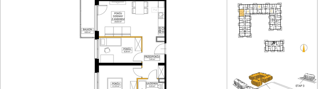 Mieszkanie w inwestycji: Osiedle Rędzińska - etap II