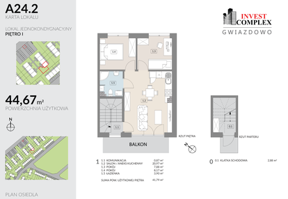 Mieszkanie w inwestycji: Osiedle Gwiazdowo etap 4b