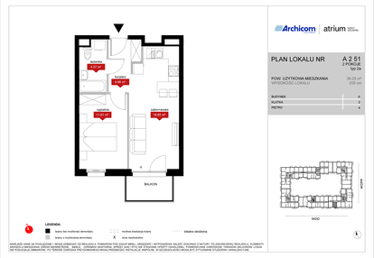 Mieszkanie w inwestycji: Atrium - Nowy Szczepin