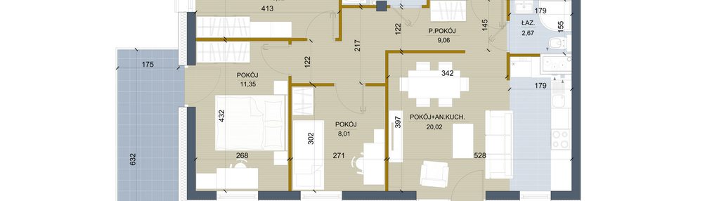 Mieszkanie w inwestycji: Apartamenty Łąkowa