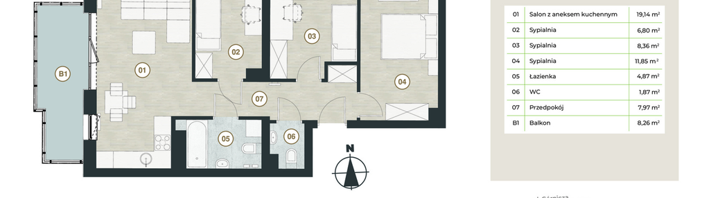 Mieszkanie w inwestycji: InPark