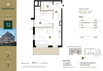 Mieszkanie w inwestycji: Rezydencja Świerkowa - etap II