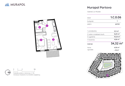Mieszkanie w inwestycji: Murapol Portovo etap II