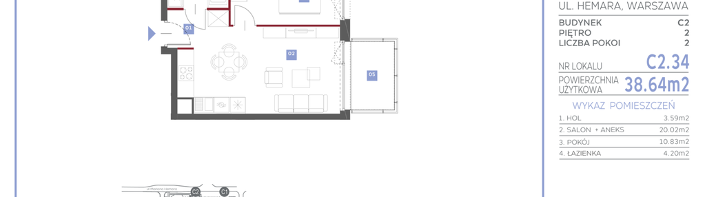 Mieszkanie w inwestycji: Miasteczko Brzeziny II