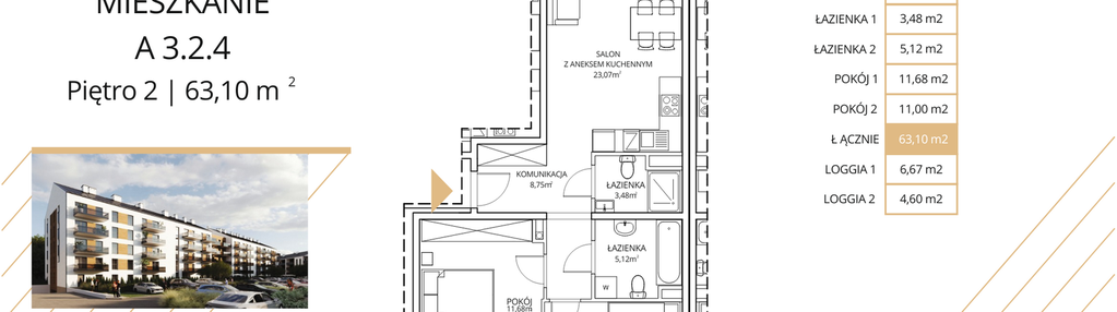 Mieszkanie w inwestycji: Apartamenty Nowe Miasto