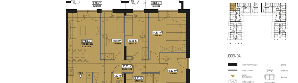 Mieszkanie w inwestycji: Diamentowe Tarasy