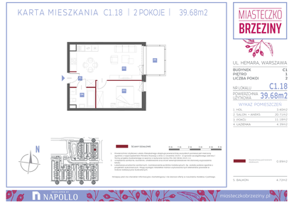 Mieszkanie w inwestycji: Miasteczko Brzeziny II