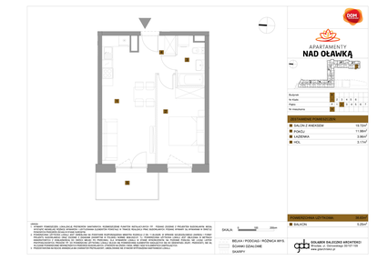 Mieszkanie w inwestycji: Apartamenty nad Oławką etap II