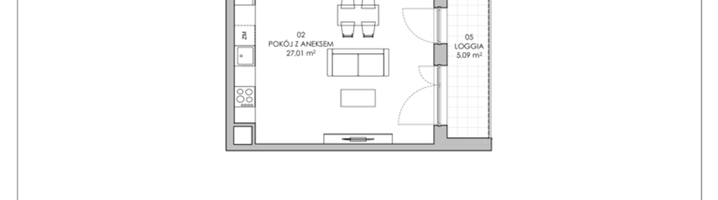 Mieszkanie w inwestycji: Skwer Harmonia II