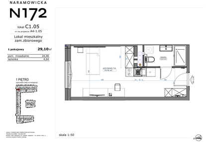 Mieszkanie w inwestycji: Naramowicka 172