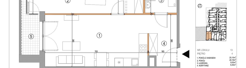Mieszkanie w inwestycji: 5th Avenue Apartments