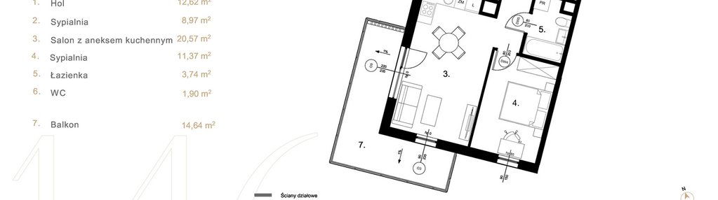 Mieszkanie w inwestycji: Korkowa 146