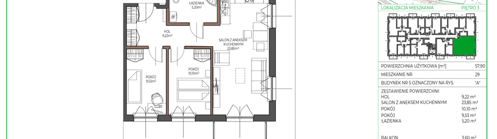 Mieszkanie w inwestycji: Osiedle Polna bud. 5