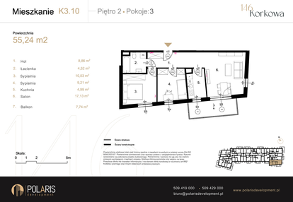Mieszkanie w inwestycji: Korkowa 146