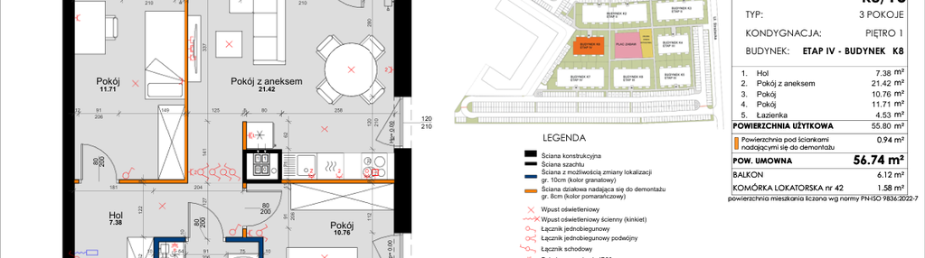 Mieszkanie w inwestycji: Kleszczewo Park - etap IV