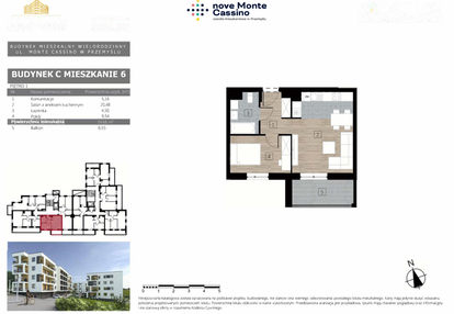 Mieszkanie w inwestycji: Nove Monte Cassino - blok C