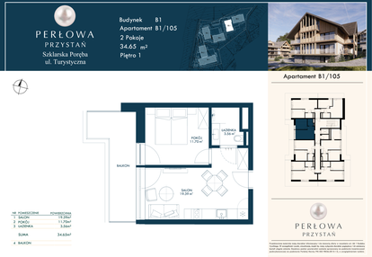 Mieszkanie w inwestycji: Perłowa Przystań - Szklarska Poręba