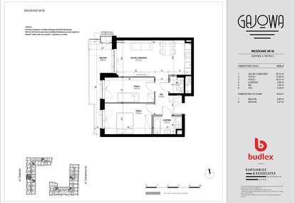 Mieszkanie w inwestycji: Gajowa bud. A