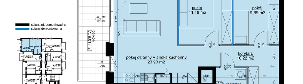 Mieszkanie w inwestycji: Osiedle Hawelańska etap III - bud. A