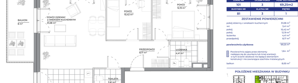 Mieszkanie w inwestycji: Architektów