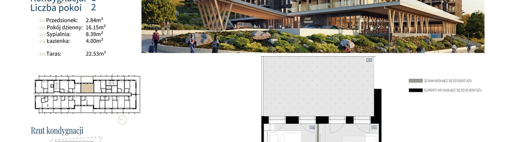 Mieszkanie w inwestycji: Horizon Hotel&Resort