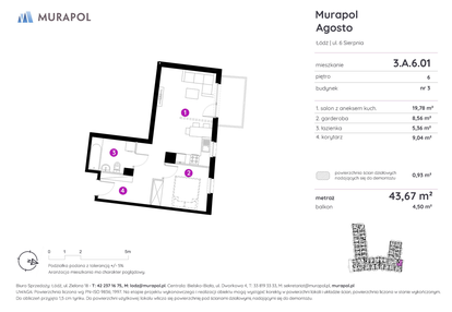 Mieszkanie w inwestycji: Murapol Agosto