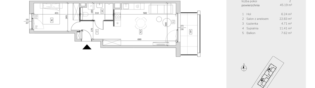 Mieszkanie w inwestycji: Orzechowa 2