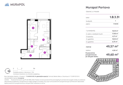 Mieszkanie w inwestycji: Murapol Portovo etap II