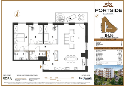 Mieszkanie w inwestycji: Portside Bałtycka