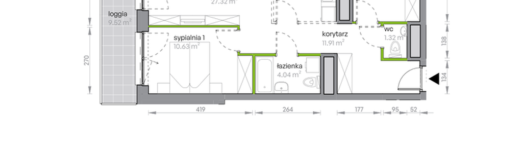 Mieszkanie w inwestycji: Legnicka Vita