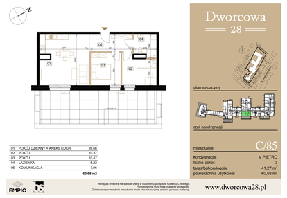 Mieszkanie w inwestycji: Dworcowa 28