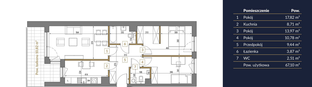 Mieszkanie w inwestycji: Warszawska 222